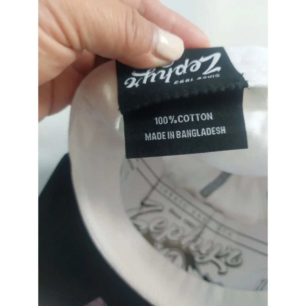 Brooklyn New York Cap Womens Adjustable Zephyr  Collection‎ Black White